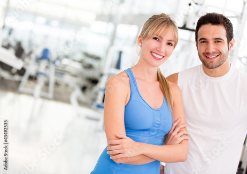 Photo: Couple at the gym Couple at the gym