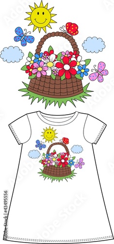 Illustration: pattern for children wear pattern for children wear