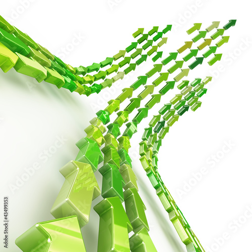 Illustration: Go green arrows Go green arrows