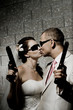 newly married couple