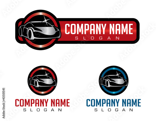 Vector: shiny car logo shiny car logo