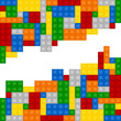 Construction plates background with white copy space