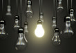 Illustration: glow lamp glow lamp