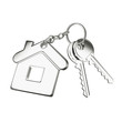 Illustration: key with key chain key with key chain