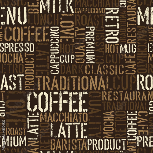 Vector: Seamless coffee experience pattern. Vector, EPS8. Seamless coffee experience pattern. Vector, EPS8.