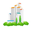 vector icon building