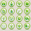 medicine crystal green Buttons