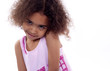 Shy little girl