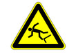 Illustration: Absturzgefahr Absturzgefahr