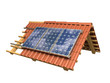 Solar panels on a roof