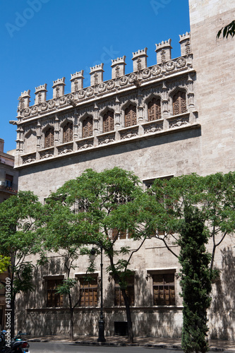 Photo: Valencia - La Lonja de la Seda, gothic facade Valencia - La Lonja de la Seda, gothic facade