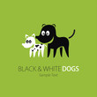 Company (Business) Logo Design, Vector, Black and White Dog