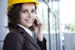Female construction engineer