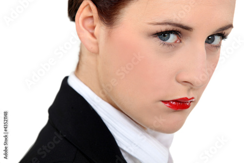 Foto: Stern businesswoman Stern businesswoman