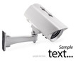 Day & Night wireless surveillance camera, with clipping paths