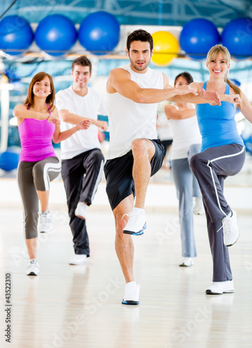 Foto: Aerobics class at the gym Aerobics class at the gym