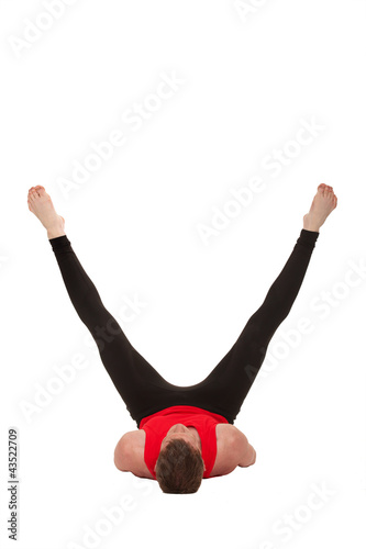 Photo: Woman doing gymnastics Woman doing gymnastics