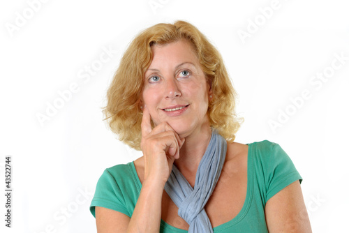 Photo: Nachdenkliche Frau Nachdenkliche Frau