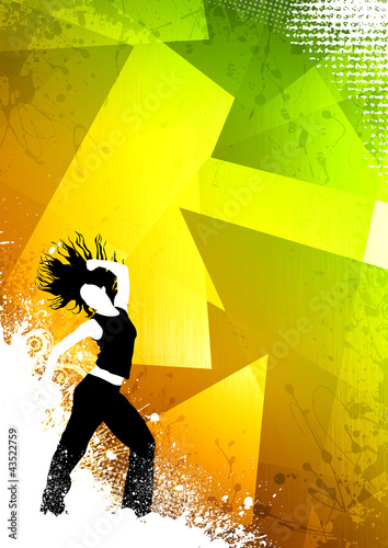 Illustration: Zumba dance fitness Zumba dance fitness