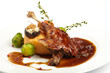duck with potatoes