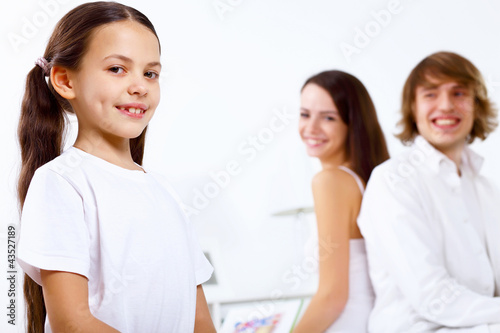 Photo: Family at home Family at home