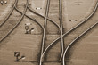Railroad tracks