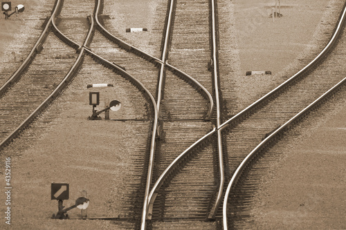 Photo: Railroad tracks Railroad tracks