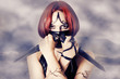 Fantasy style - girl with creative make up
