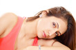 Photo: Lonely young woman looking at you Lonely young woman looking at you
