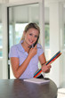Female estate-agent