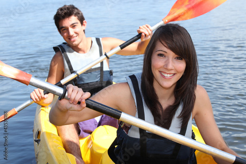 Photo: Couple in kayak Couple in kayak