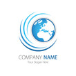 Company (Business) Logo Design, Vector, Arc, Globe
