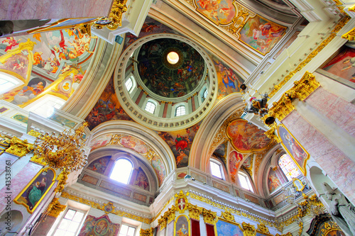 Photo: Interior of Cathedral Saint Nicholas in Ljubljana - Slovenia Interior of Cathedral Saint Nicholas in Ljubljana - Slovenia