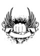wings and fist