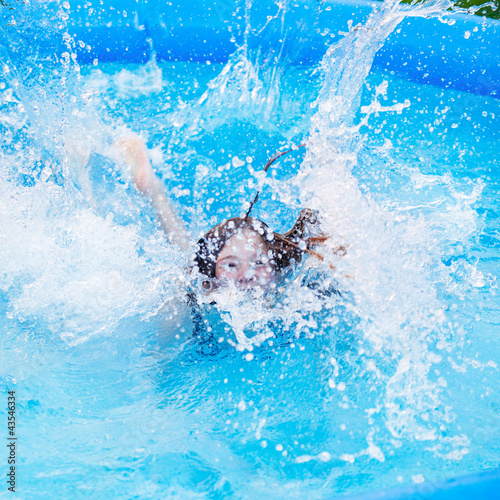 Photo: girl in pool girl in pool