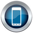 Button with a picture of the handset