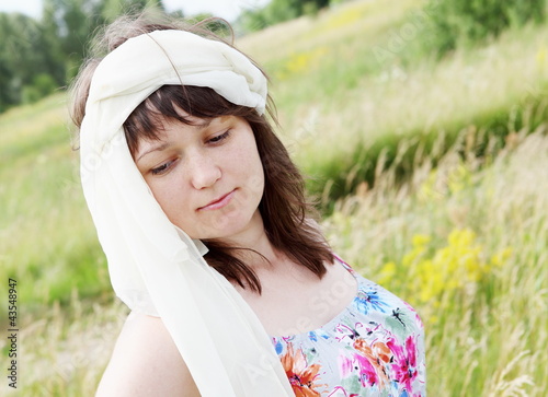 Photo: Dreamy Woman on the Meadow Portrait Dreamy Woman on the Meadow Portrait