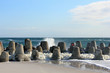 Tetrapoden als Küstenschutz auf Sylt