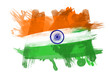 India Flag in Black Background