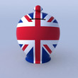 money box with English flag