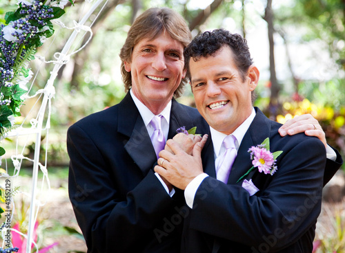 Photo: Gay Couple - Wedding Portrait Gay Couple - Wedding Portrait