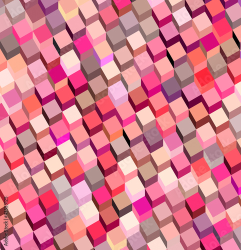 Illustration: abstract cubical multiple pink red pattern backdrop abstract cubical multiple pink red pattern backdrop