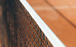 Tennisnetz ganz nah