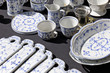 Photo: Porcelain set on sale at Aachen flea market Porcelain set on sale at Aachen flea market