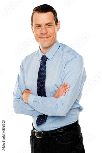 Photo: Stylish portrait of handsome businessman Stylish portrait of handsome businessman