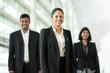 Happy Indian business team.
