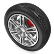 Car Wheel isolated on white background
