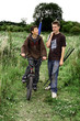 Photo: Two boys talking Two boys talking