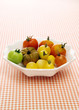 Colourful tomatoes and pumpkin