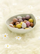 Mini eggs and fake daisies